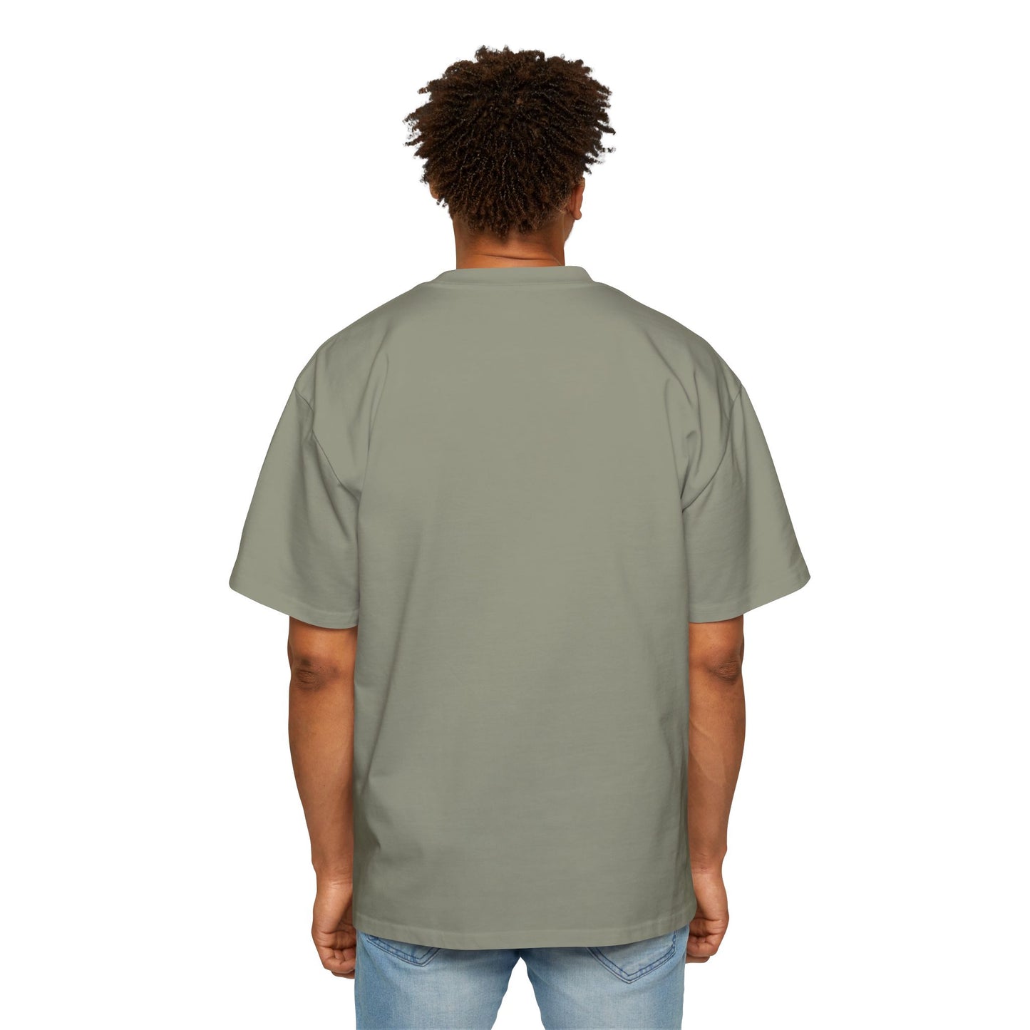 Men's Oversized Tee — "NAH... that's ignorant." Funny Phrase Tee